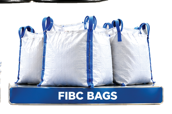 FIBC bulk bags with lifting loops