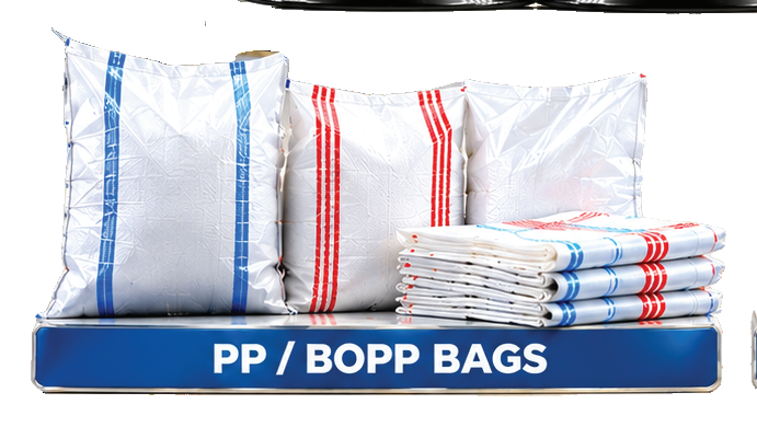 PP and BOPP woven packaging bags