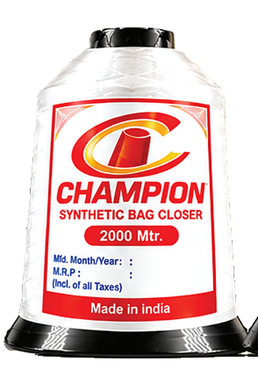 CHAMPION synthetic bag closer thread cone, 2000 metres